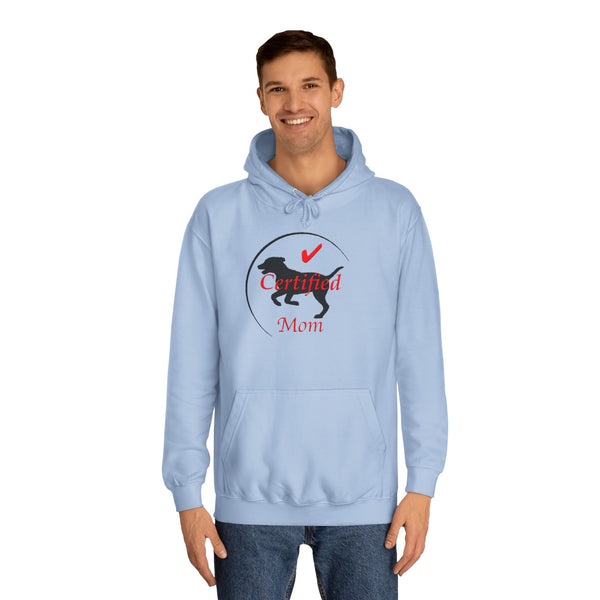 Dog Mom Unisex College Hoodie