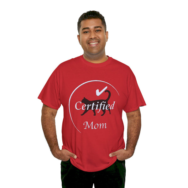 Cat Mom Unisex Heavy Cotton Tee