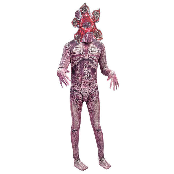 Kids Stranger Things Season 3 Demogorgon Halloween Cosplay Costume Dress Up Party Jumpsuit (view size chart)