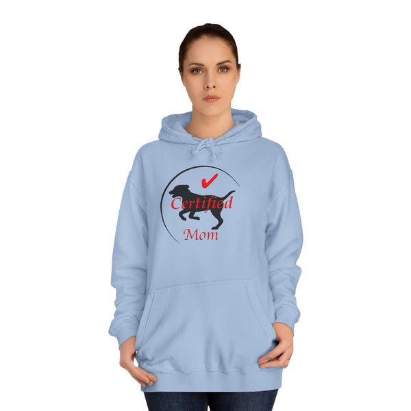 Dog Mom Unisex College Hoodie