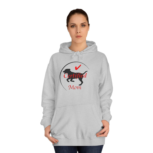 Dog Mom Unisex College Hoodie