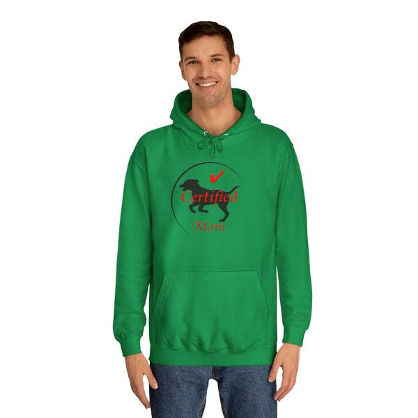 Dog Mom Unisex College Hoodie