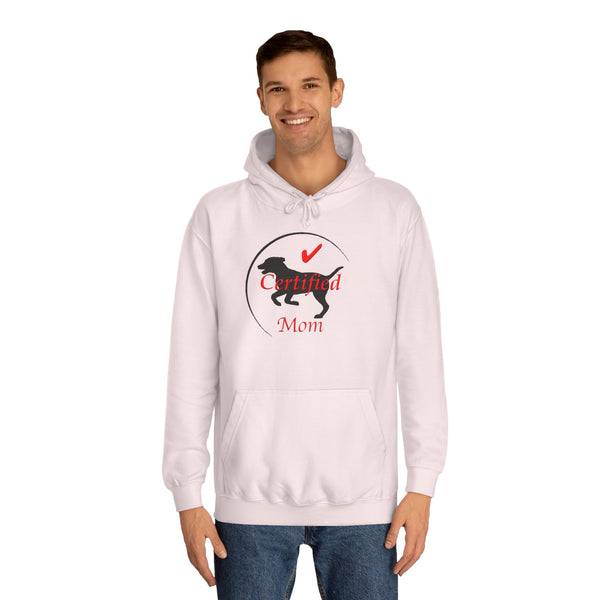 Dog Mom Unisex College Hoodie