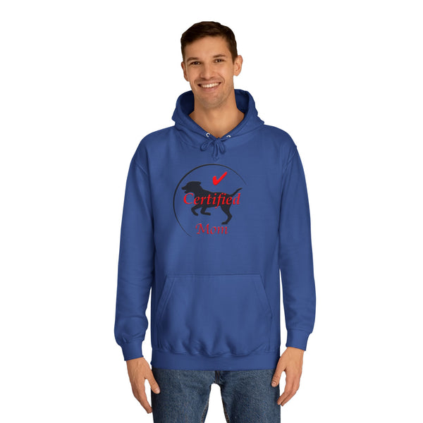 Dog Mom Unisex College Hoodie