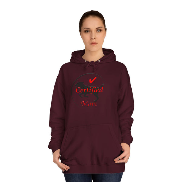 Dog Mom Unisex College Hoodie