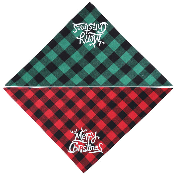 Christmas Dog Triangle Saliva Towel for Pet Owners