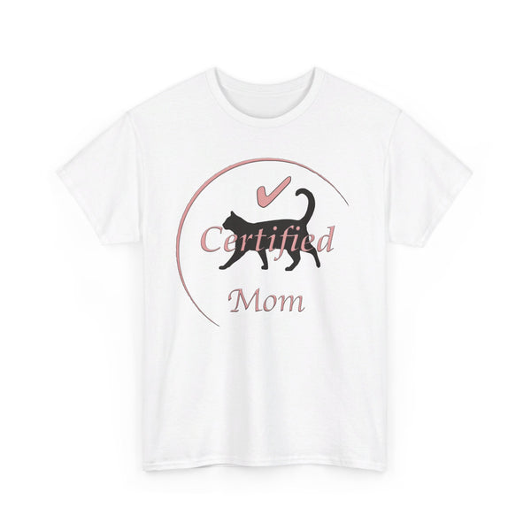 Cat Mom Unisex Heavy Cotton Tee