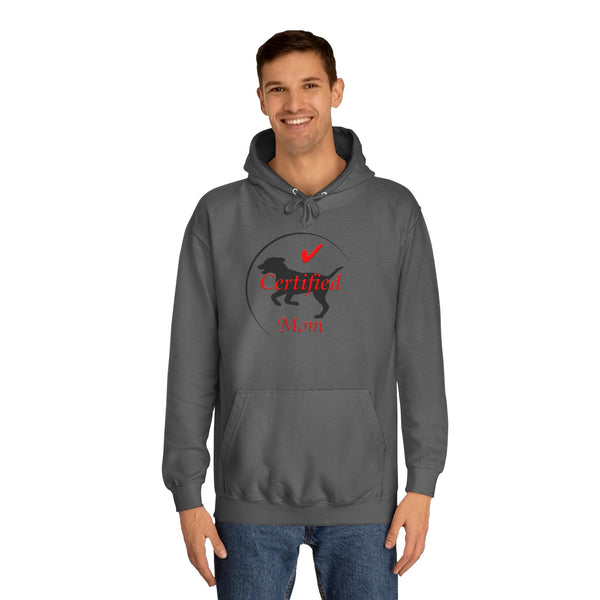 Dog Mom Unisex College Hoodie