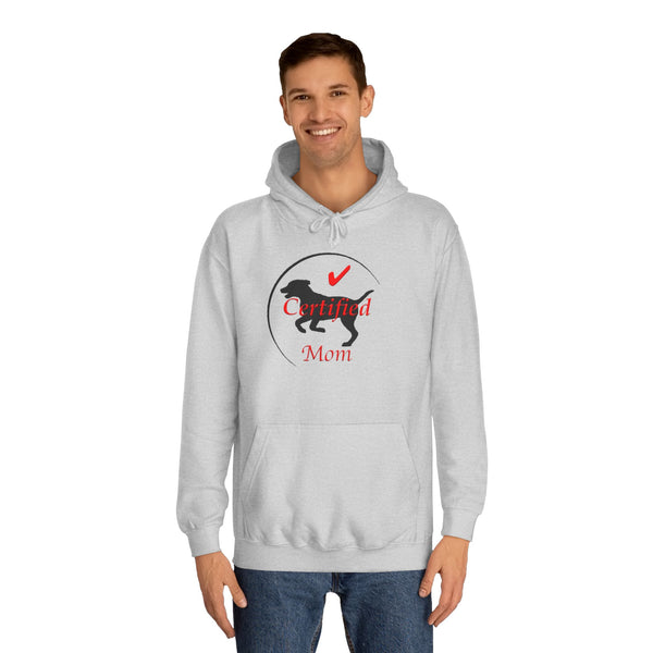 Dog Mom Unisex College Hoodie