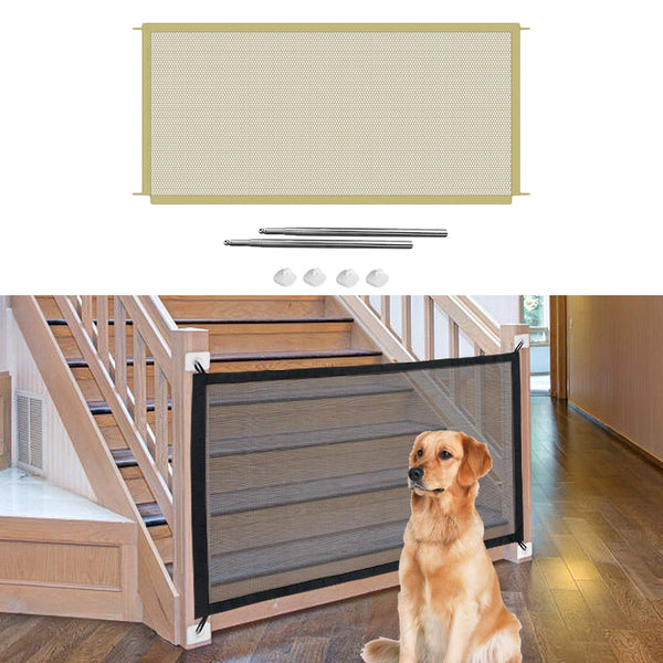 Folding Dog Barrier Gate Safety Playpen Enclosure