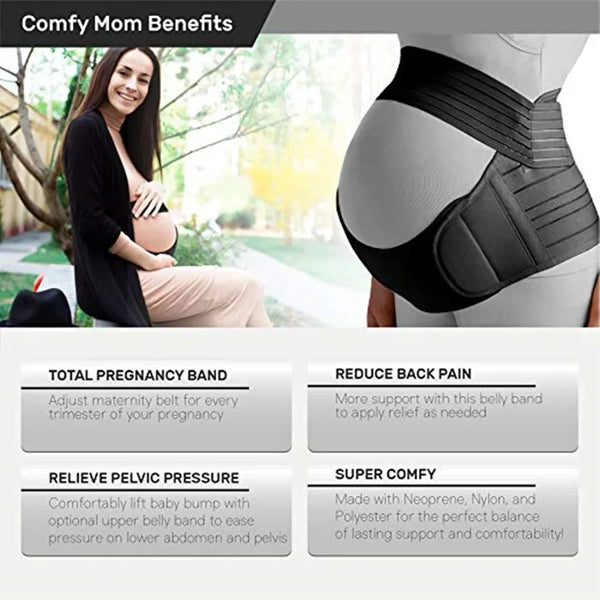 Adjustable Belly Support Band With Back Support For Pregnant Women Pregnancy Protector