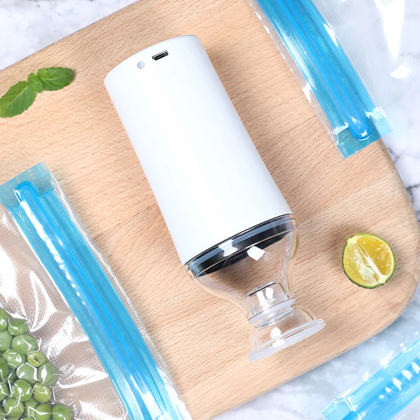 Portable USB Rechargeable Electric Handheld Reusable Vacuum Sealer Pump For Food Storage