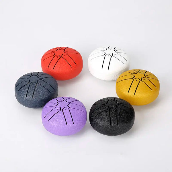 6 Notes Mini Rain Drum for Yoga Meditation Hand Drums Instrument