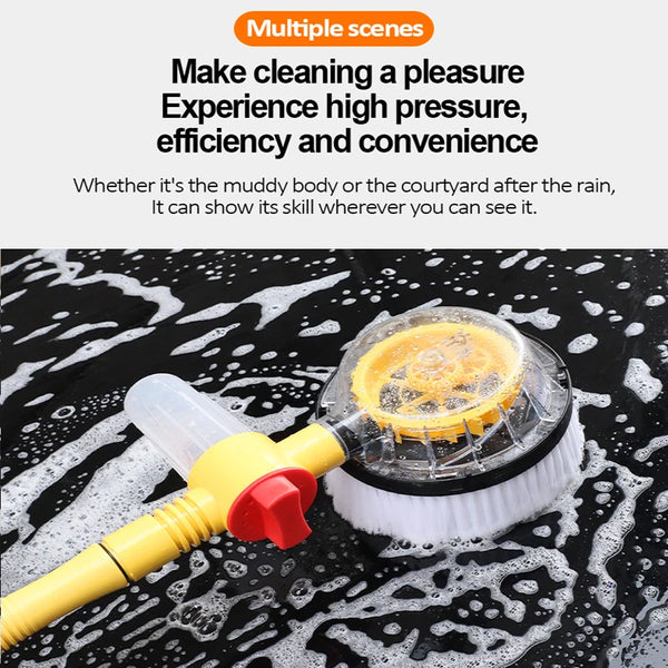 Automatic Foam Rotary Car Wash Cleaning Brush Long Handle Cleaning Tools and Accessories