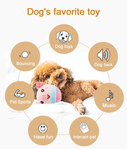 Bouncing Dog Toys Self-Moving Toys For Indoor Playing