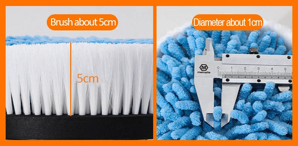 Automatic Foam Rotary Car Wash Cleaning Brush Long Handle Cleaning Tools and Accessories