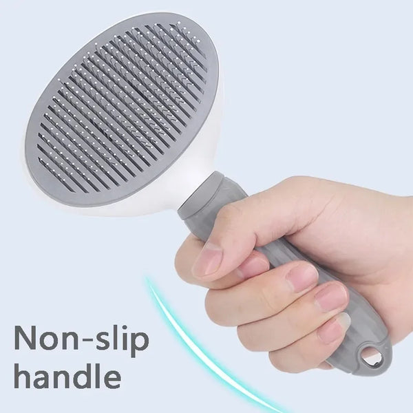 Self-cleaning Pet Hair Remover Comb For Cat Grooming