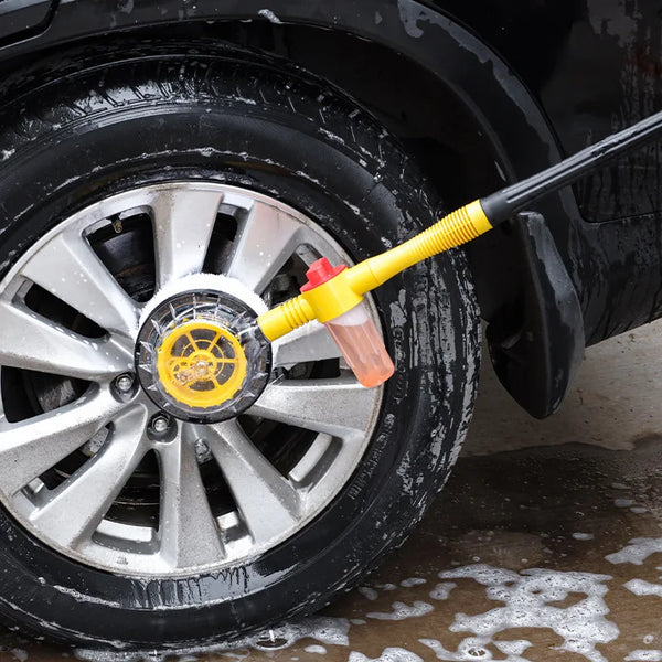 Automatic Foam Rotary Car Wash Cleaning Brush Long Handle Cleaning Tools and Accessories