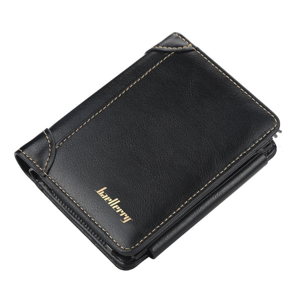 Leather Men's Wallet High Quality Short Card Holder