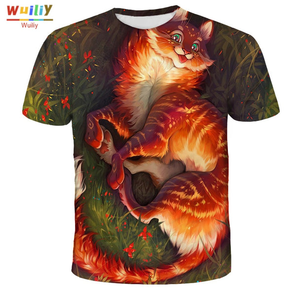 3D Print Animal T-shirts For Men and Women