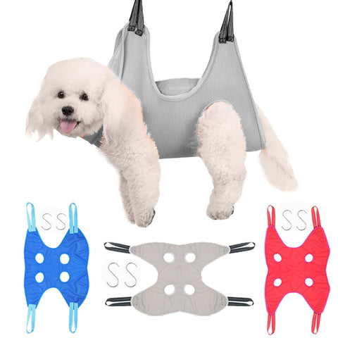 Breathable and Comfortable Cat Grooming Hammock Hanging Harness Hammock