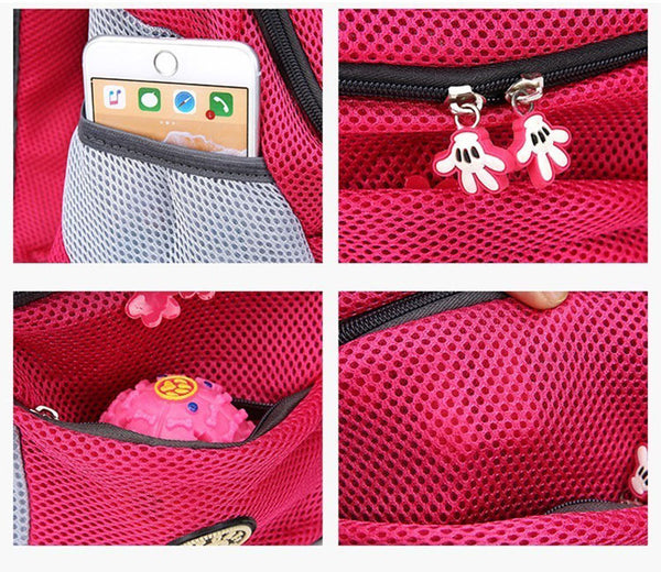 Dog Carrier Bag Outdoor Pet Carrier for dogs Nylon Double Shoulder Portable Travel Backpack Mesh Backpack Head Cat Carrier Bag