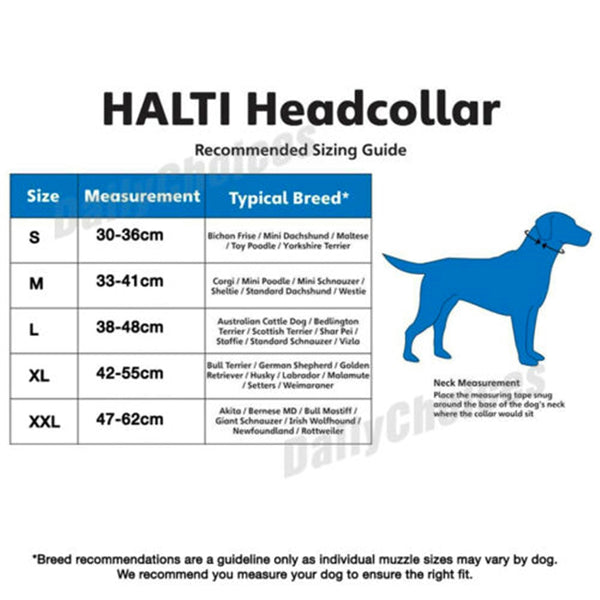 Nylon Dog Muzzle Dogalter Dog Halter Halti Training Head Collar Adjustable Gentle Leader Harness Anti Barking