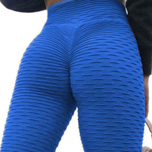 Women's Sport Leggings High Elastic Push Up Polyester Solid Yoga Pants Gym Athletic Joggings Fitness Leggings Femme