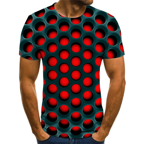 3D Graphic Men's Short Sleeve T-shirts