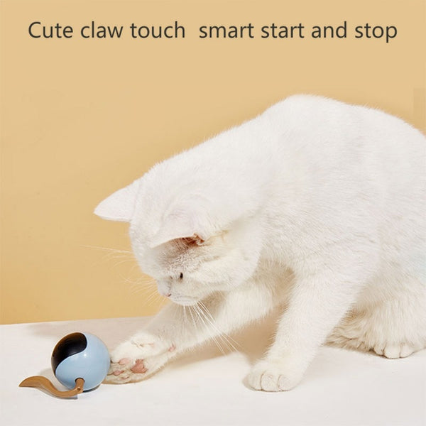 Interactive Smart Cat Toy USB Electric Automatic Jumping Ball