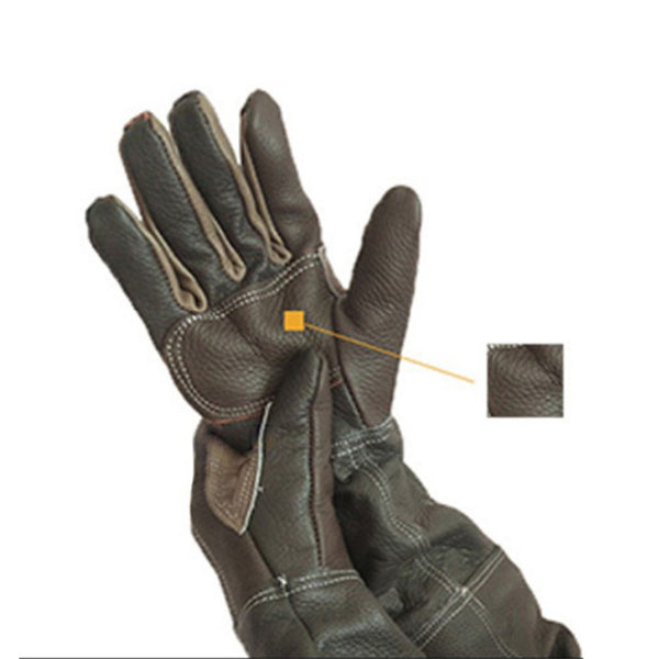 Cowhide Leather Anti-grasping Anti Bite Protective Gloves Cat Dog Gardening Work Gloves Pets Training Handling Gloves