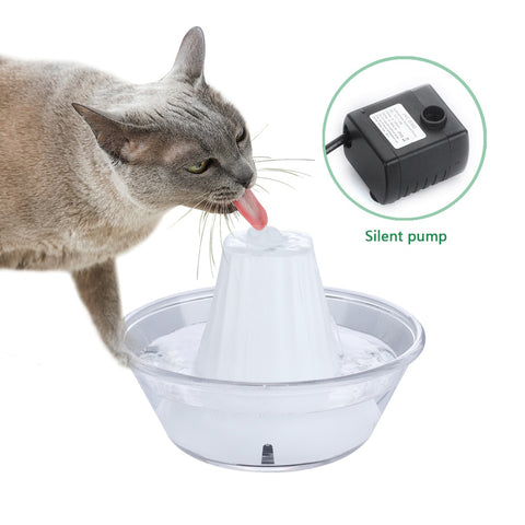 Cat Water Bowl Electric Automatic Water Fountain