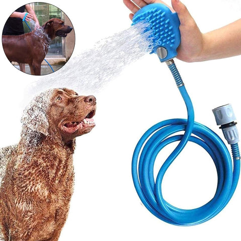 Universal Pet Massager Bath Brush for Dogs Silicone Shower Head