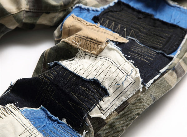 Colorful Jeans for Men Denim Pants Patch Jeans Slim Fit Designer Jeans