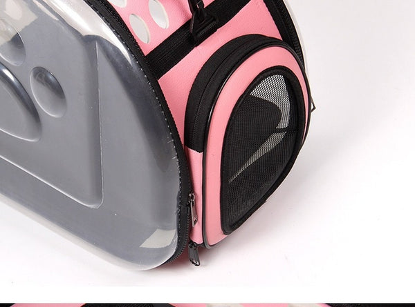 Breathable Cat or Dog Carrier durable Transparent Space Cat carrying bag Travel Space Capsule Cage