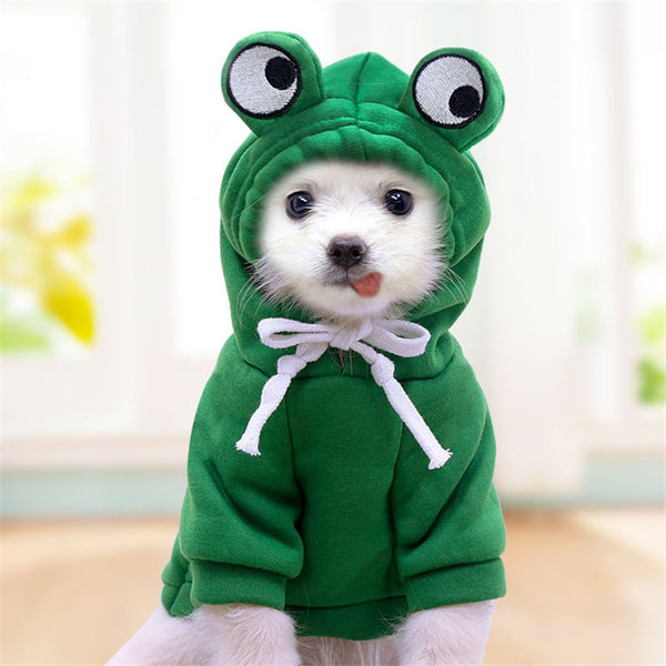 Warm Cat Clothes,Cute Fruit Cat Coat Hoodies Fleece Dog Cat Costume Jacket for Small Medium or Large Cat