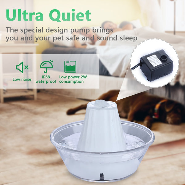 Cat Water Bowl Electric Automatic Water Fountain