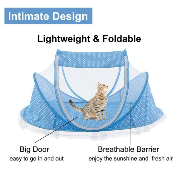 Portable Folding Cat House Pet Playpen Or Cat Kennel