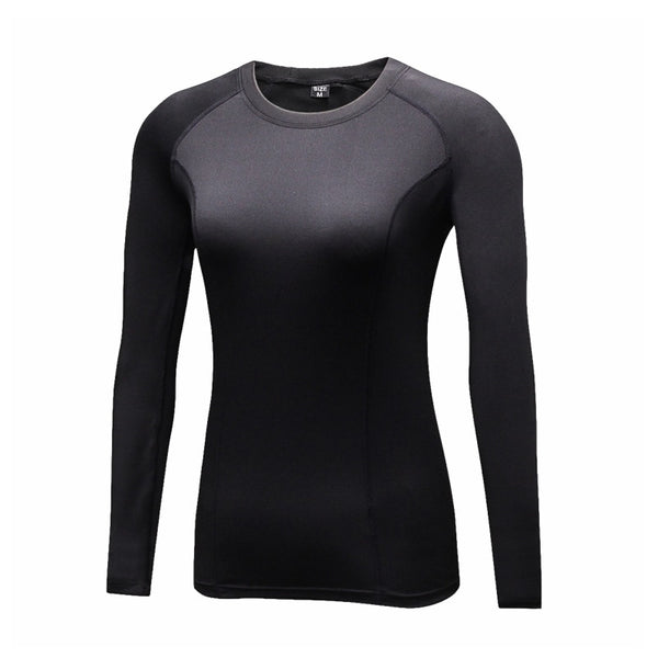 Running T-shirt Compression Tights Women T-shirt Quick Dry Long Sleeve T-shirts Fitness Women Clothes Tees & Tops Rn