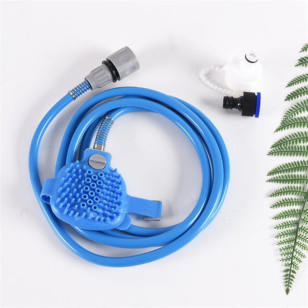 Universal Pet Massager Bath Brush for Dogs Silicone Shower Head