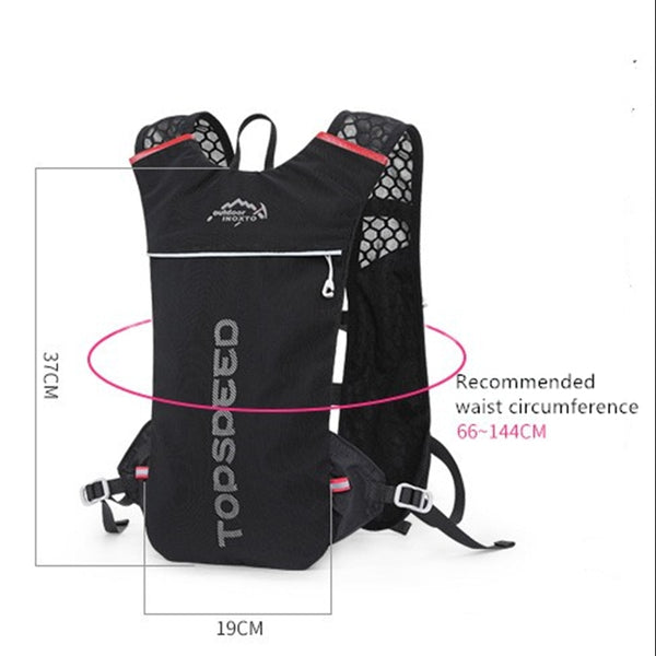 Trail running-ultra-light 5L backpack, running hydration vest, marathon,  2L Water Bag