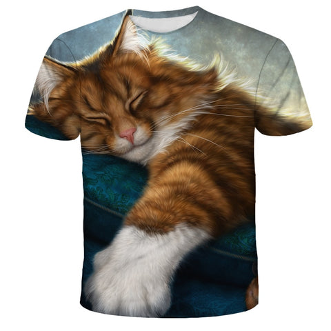 3D Print Animal T-shirts For Men and Women