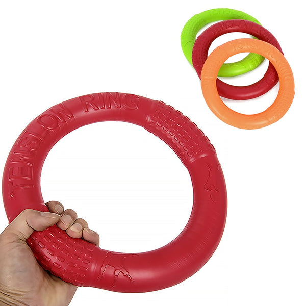 Flying Discs Dog Training Ring Puller Interactive Floating Toy