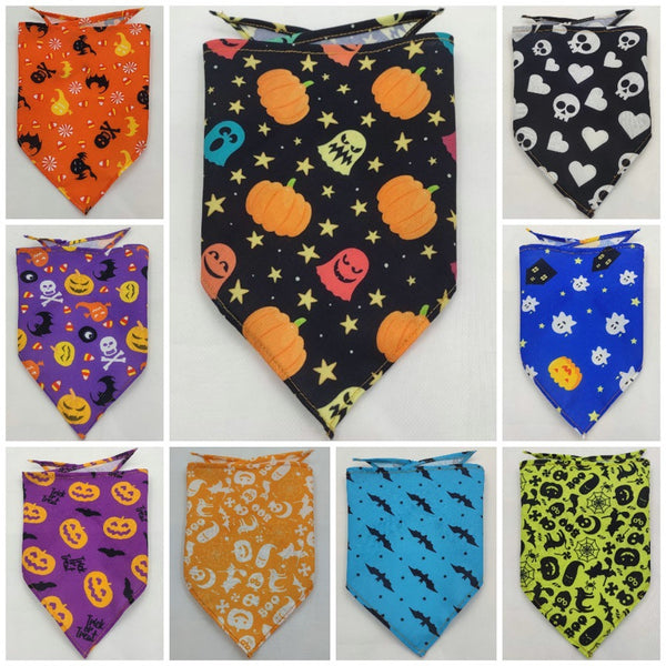 Cross-border Amazon Halloween pet bib pet scarf pet triangle scarf dog bib cat dog scarf