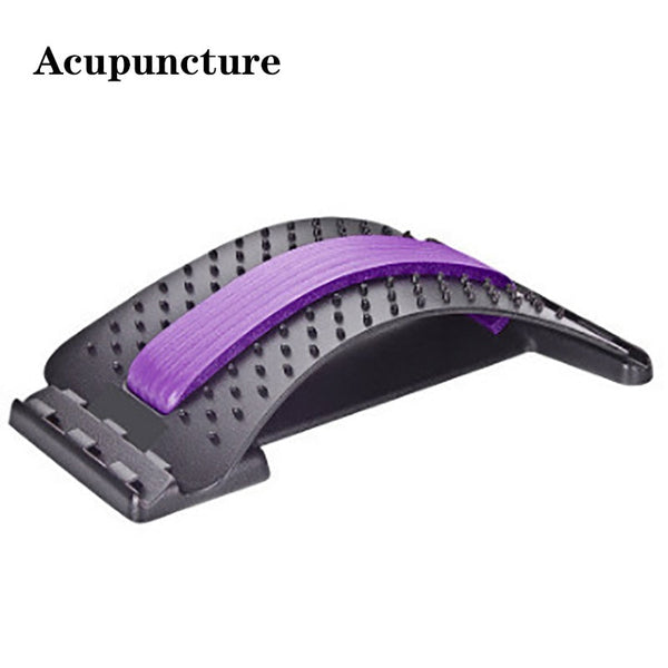 Back Massager Lumbar Support Stretcher Spinal Board Back Stretcher Lower and Upper Muscle Pain Relief for Herniated Disc