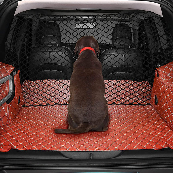 Dog Protection Net Practical Car Boot Pet Separation Net Fence Safety Barrier Things For Dog Supplies Fit Any Vehicle 120cm*70cm