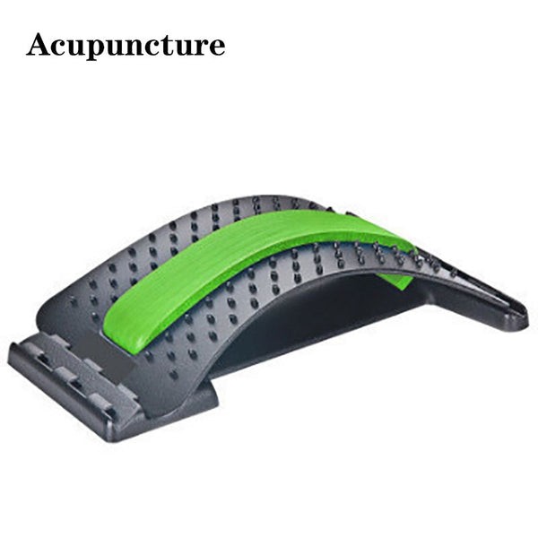 Back Massager Lumbar Support Stretcher Spinal Board Back Stretcher Lower and Upper Muscle Pain Relief for Herniated Disc