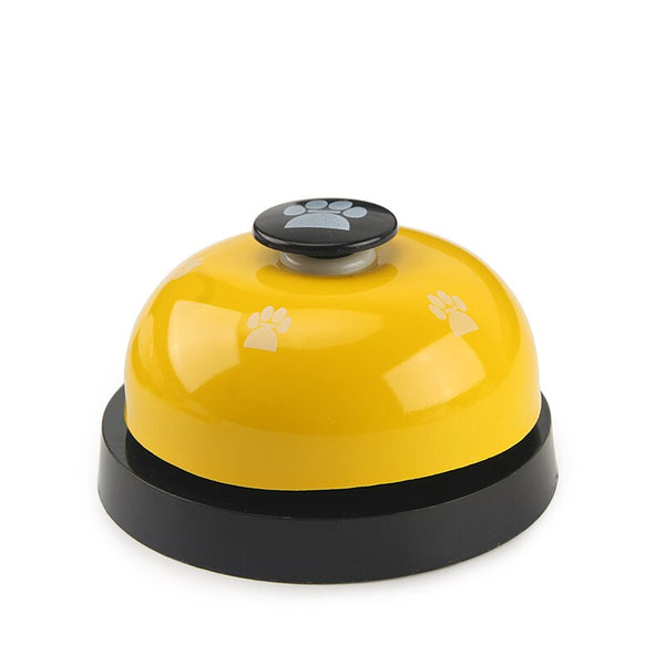 Pet Toy Bell Dog Cat Training Interactive Sounding Toy Called Dinner Small Bell Footprint Ring Trainer Feeding Reminder