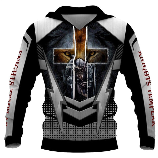 Men's Jesus Christ Hoodie 3D Print  Fashion Hooded Sweatshirt Oversized Casual Pullover