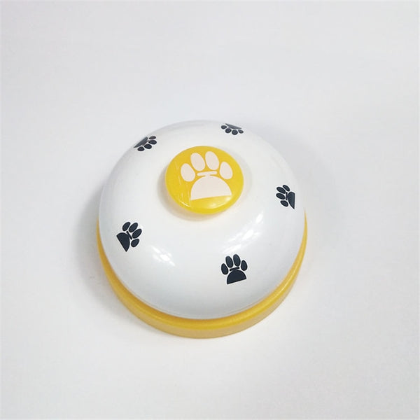 Pet Toy Bell Dog Cat Training Interactive Sounding Toy Called Dinner Small Bell Footprint Ring Trainer Feeding Reminder